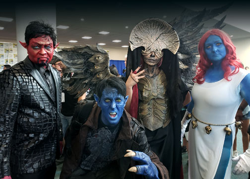 xmen cosplay nightcrawler azazel mystique